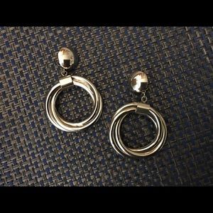 Sterling Silver 1980’s Hoop Earrings